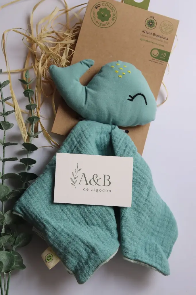 Muñeco BIO bebé BALLENA (Doudou)