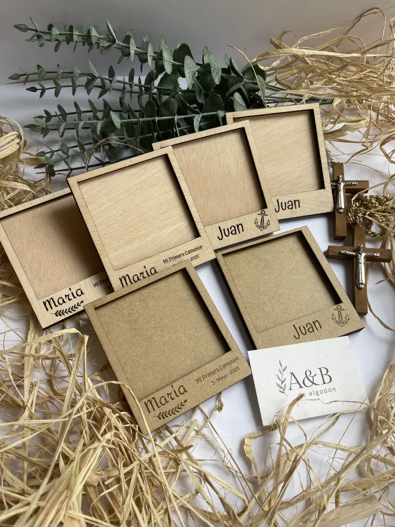 Marco Tipo Polaroid (Comunión) (DM, Sin decorar, Sin nombre, Nada, Nada)