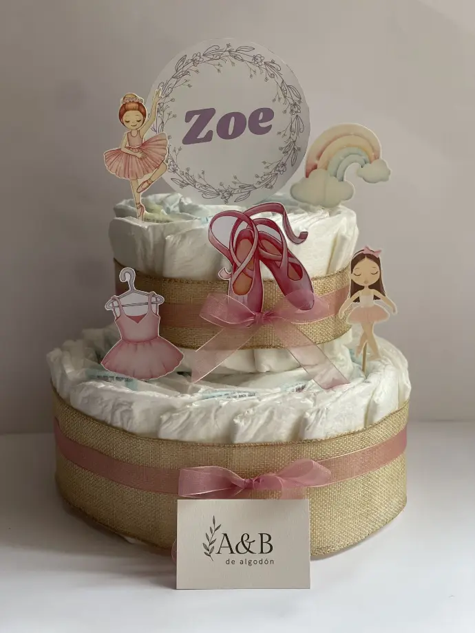 Dulce Bienvenida - Tarta de pañales