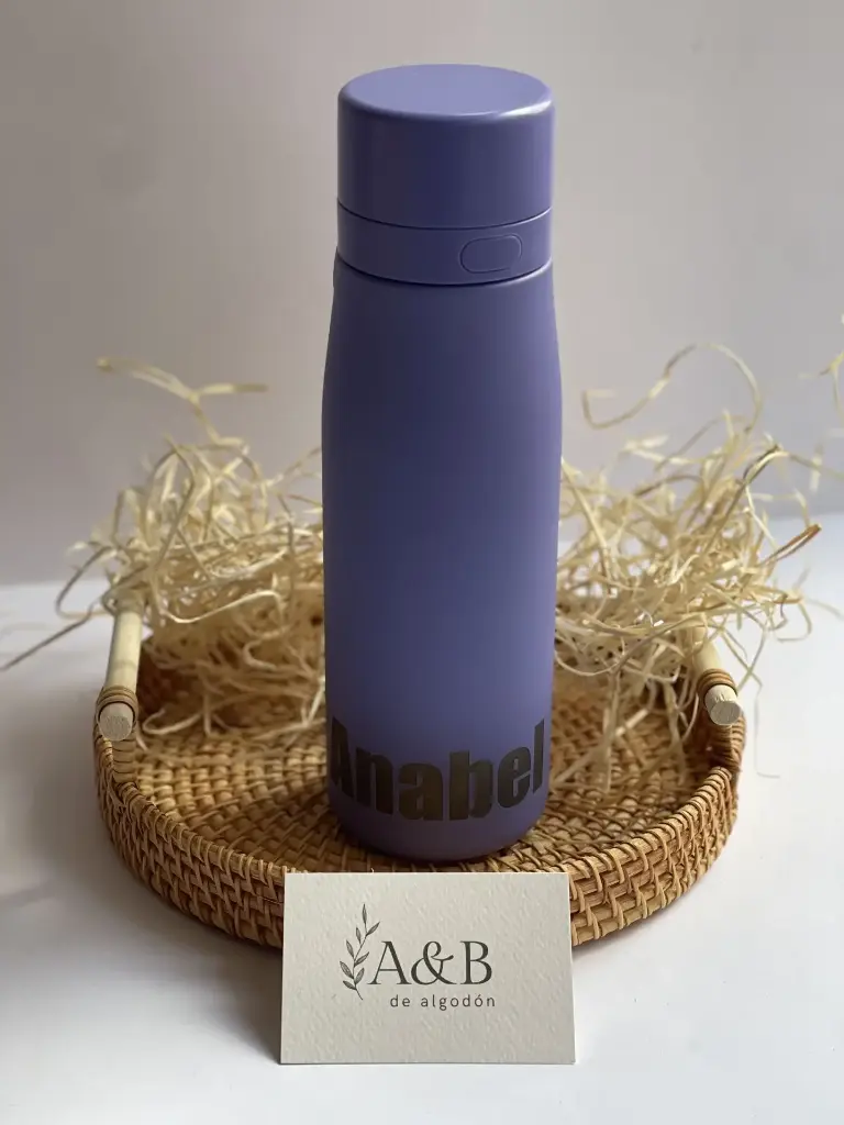 Botellas Personalizada (Sin decorar, Morado)