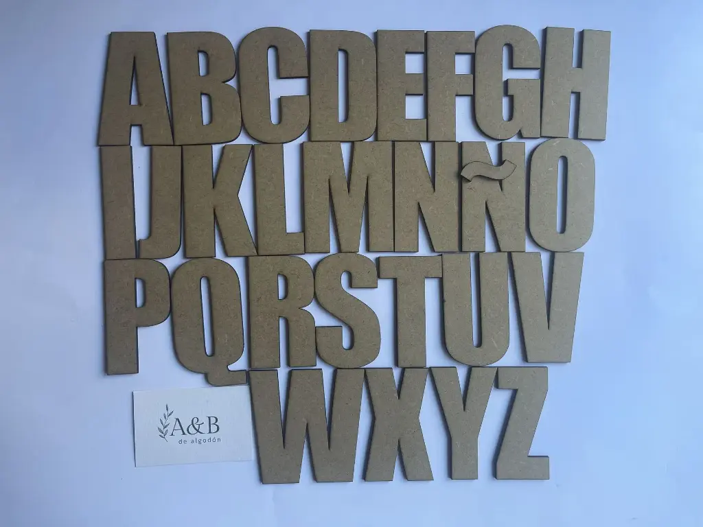 ABECEDARIO en DM Personalizable (No Pack, No Pack)