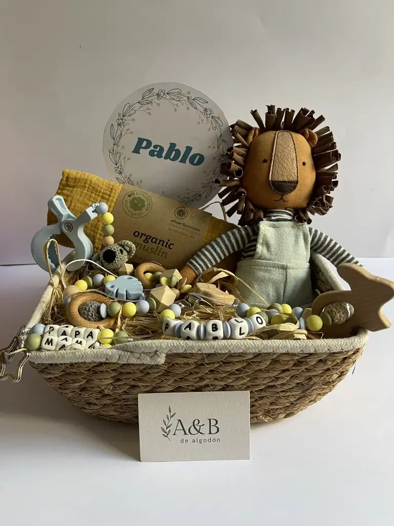 Pack Primeros Mimos de Simon (Pack de Bienvenida) (Menta, Sin nombre, Modedor madera)