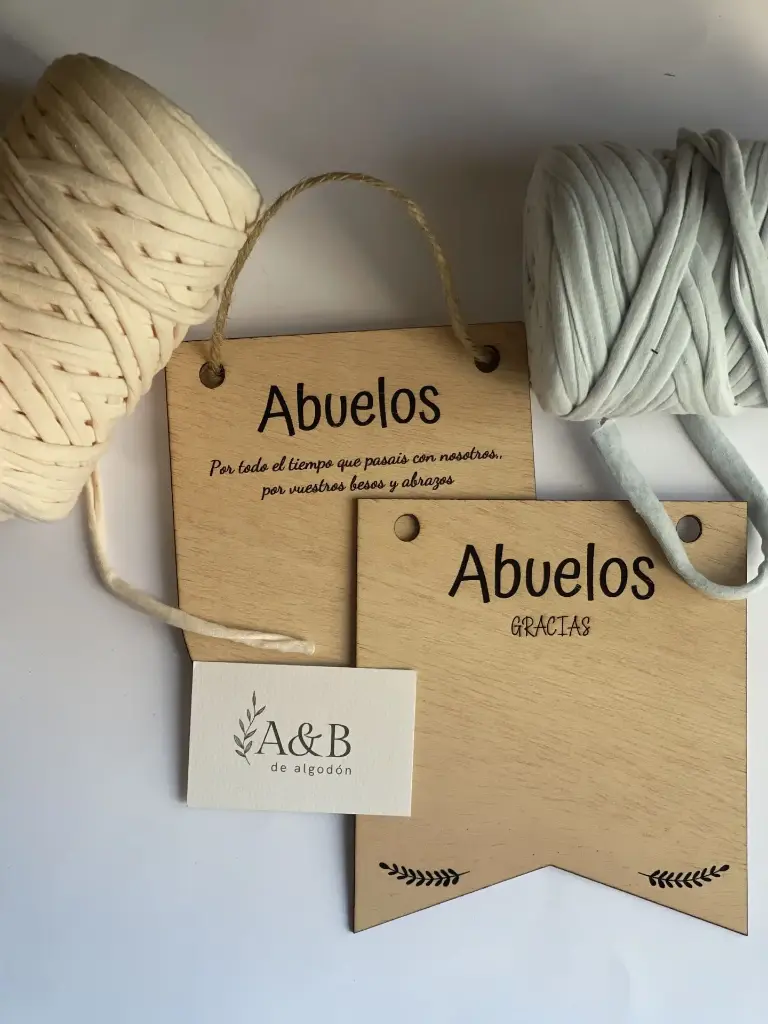 Banderín Abuelos (15x14, Nada)