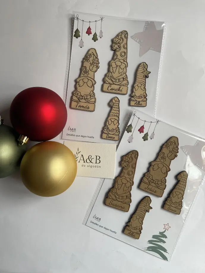 Adorno Navidad (Gnomo marcasitios / Iman) (DM, Nada, Nada, Nada, Nada)