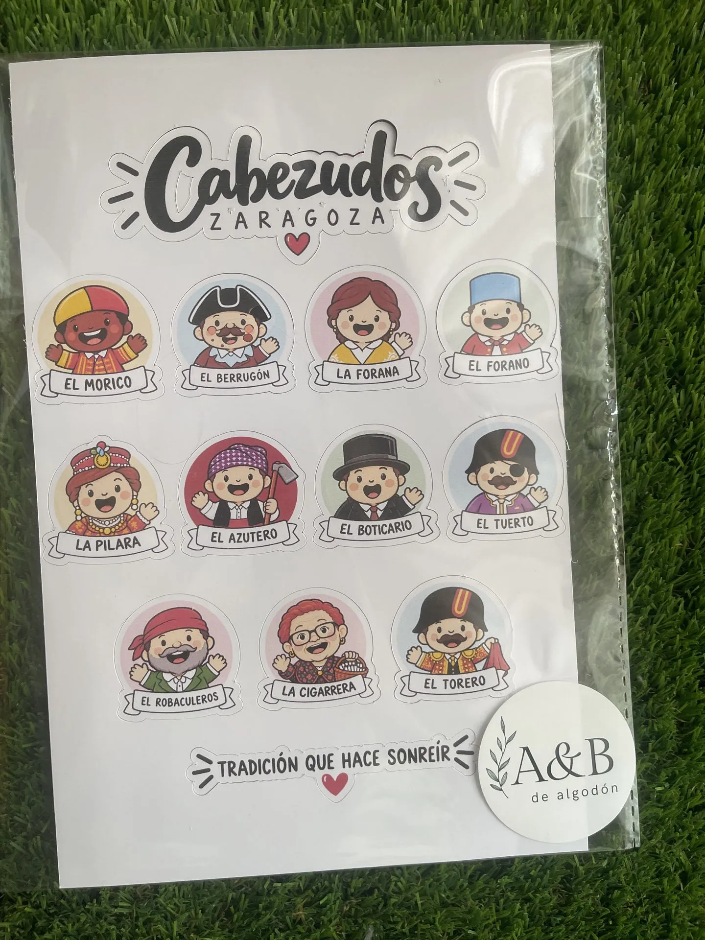 🧲 Pack Imanes Cabezudos de Zaragoza