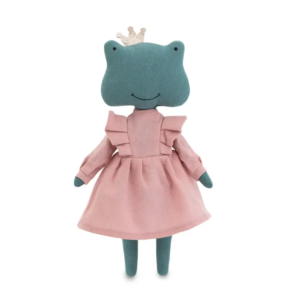 Muñeco Fiona (La rana) vestido rosa