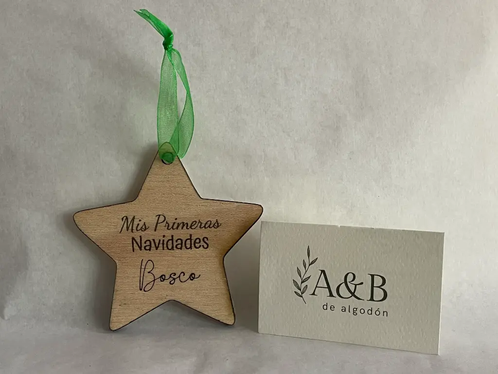 Adorno Navidad (Estrella - Mis Primeras Navidades)